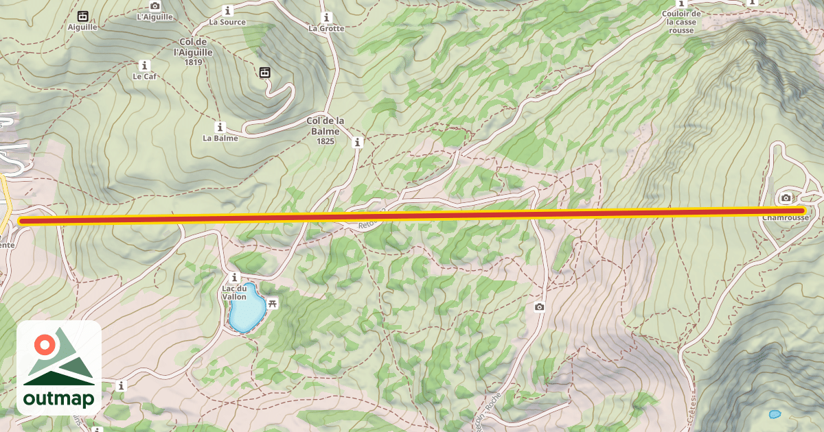 Map of La Croix