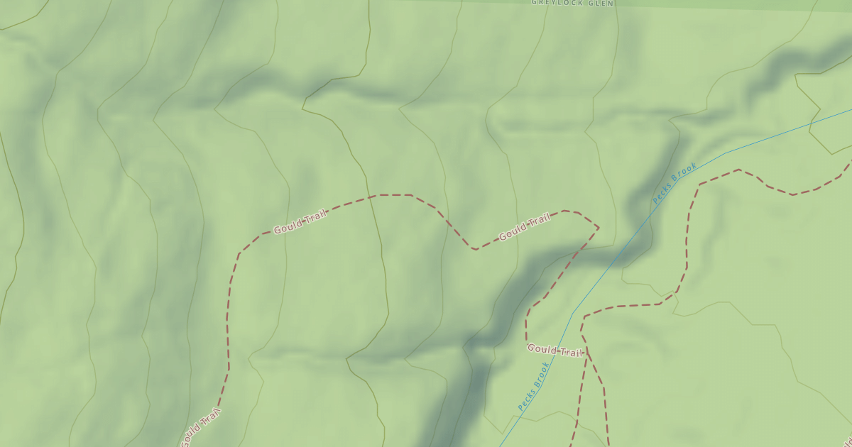 Map preview of Gould Trail