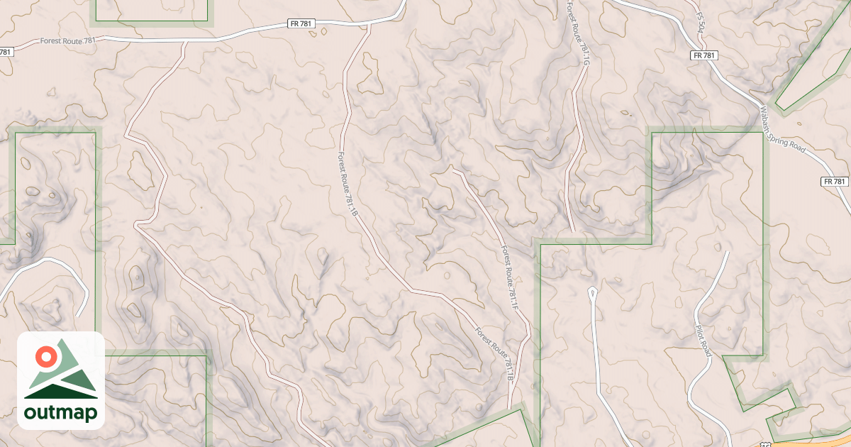 Map of BEBBINGTON LOOP 1B