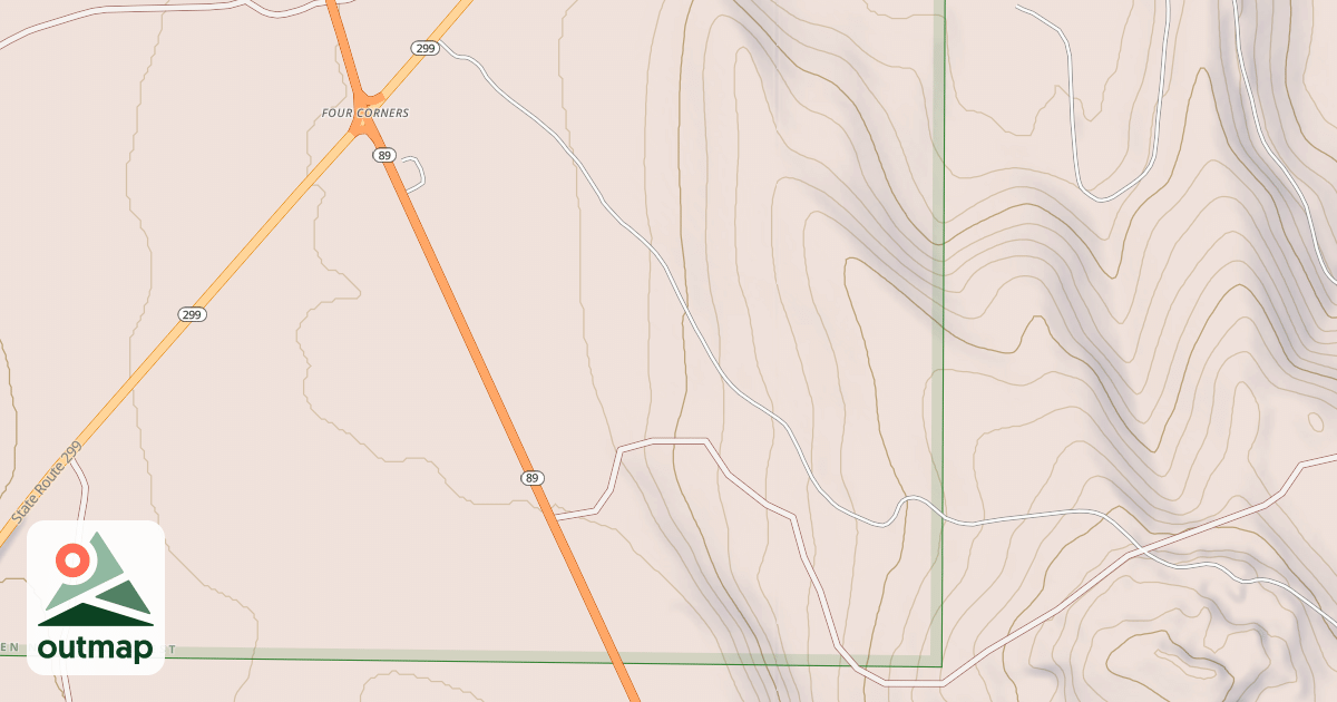 Map of 4-CORNERS SE