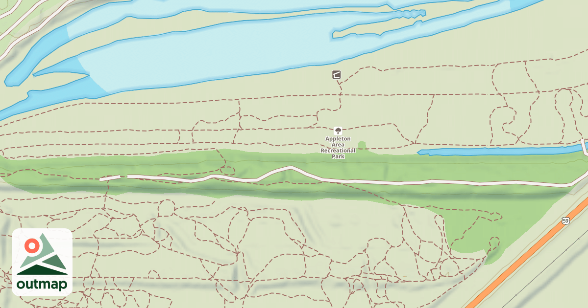 Map of Appleton Area Recreational Park