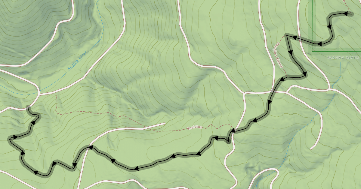 Map preview of No Service