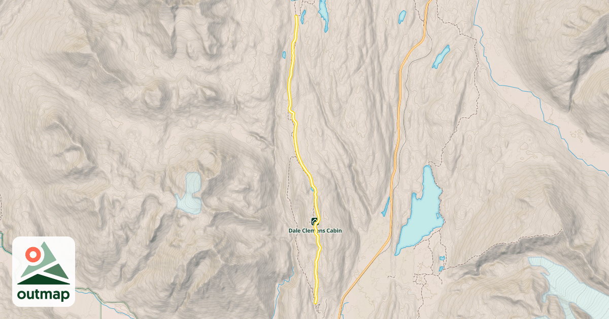 Map of Lost Lake Winter Trail