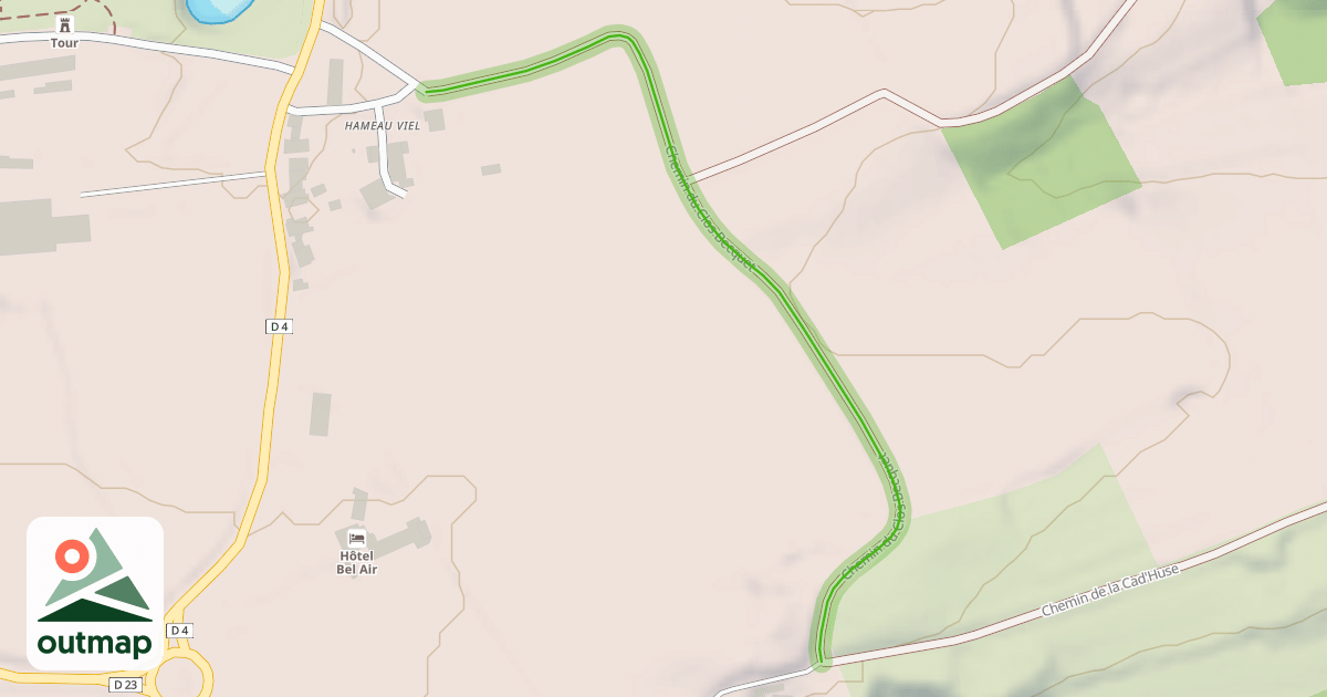 Map of Chemin du Clos Becquet