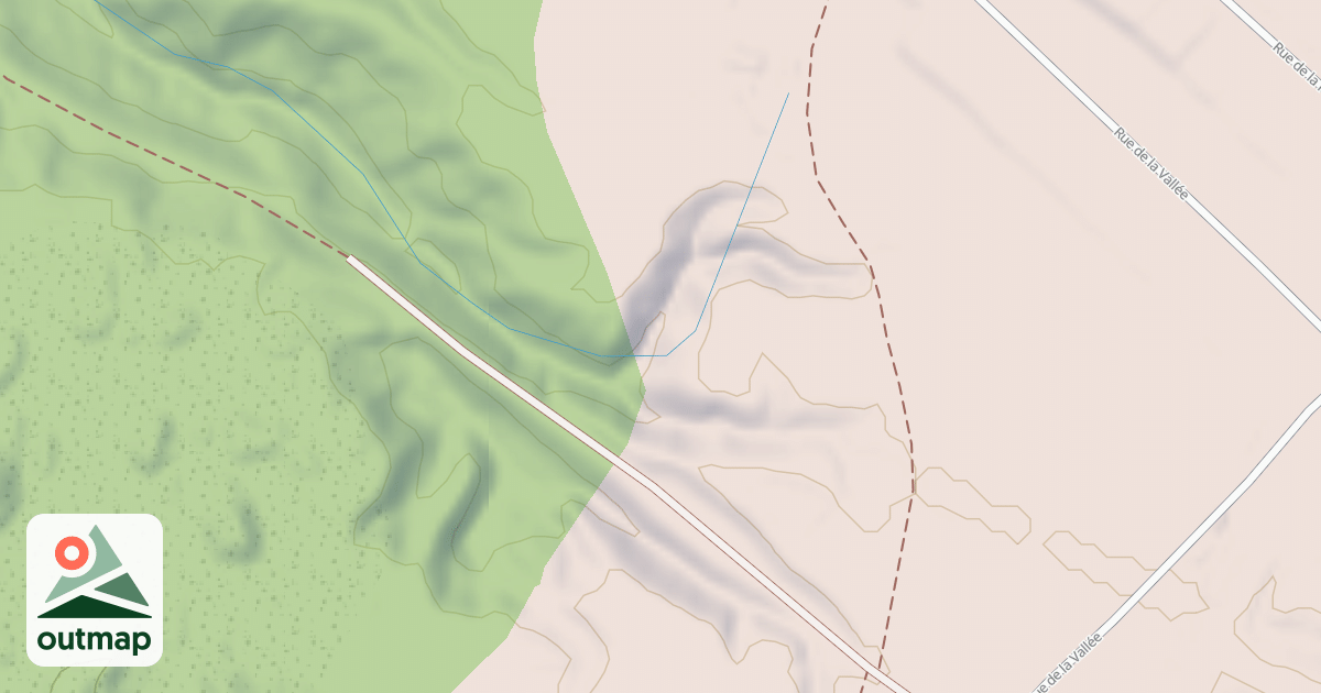 Map of Saguenay Quad Trails 107