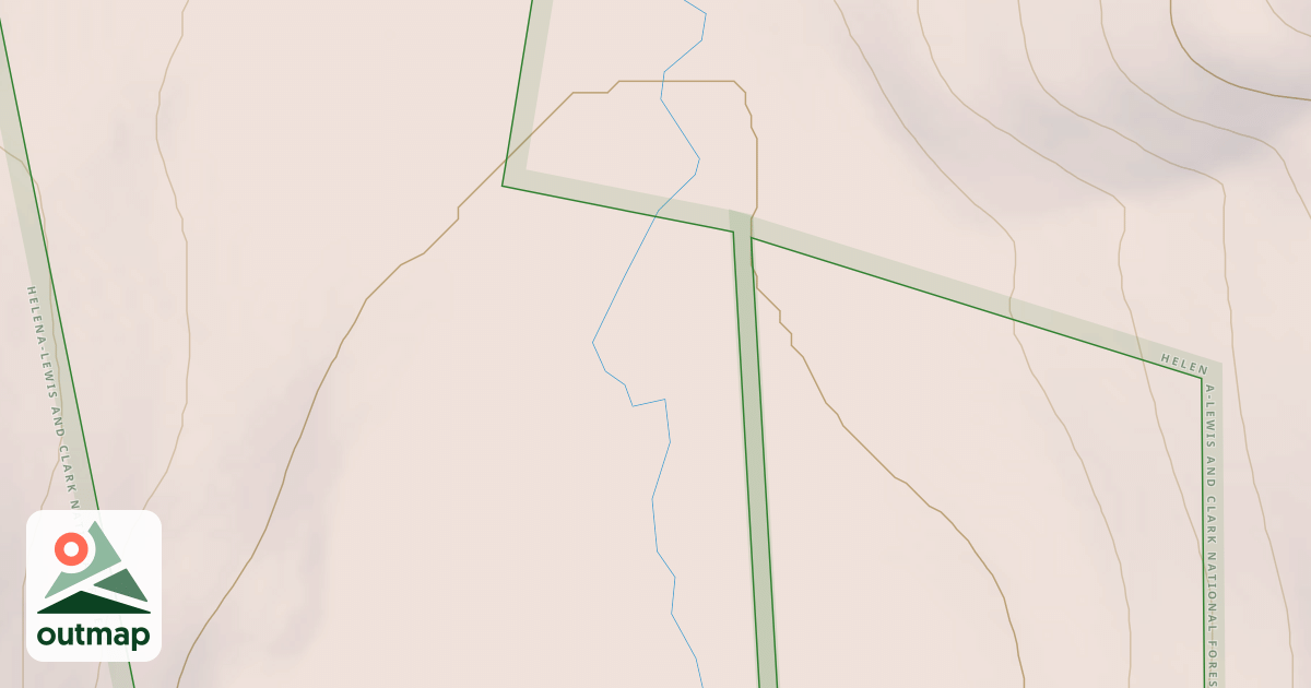 Map of CARELESS CANYON-NOT NEEDED