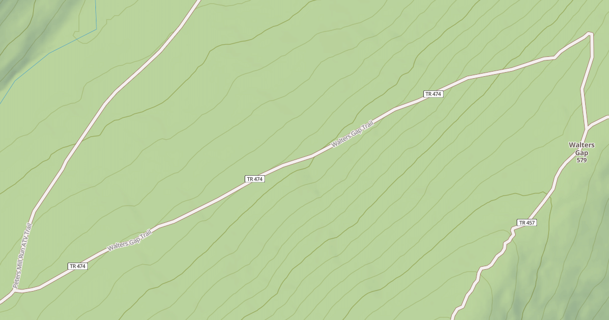 Map preview of Walters Gap