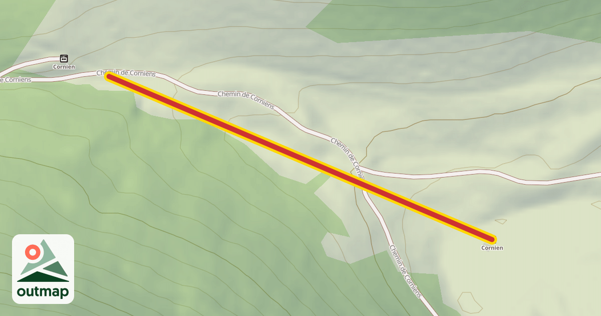 Map of Cornien