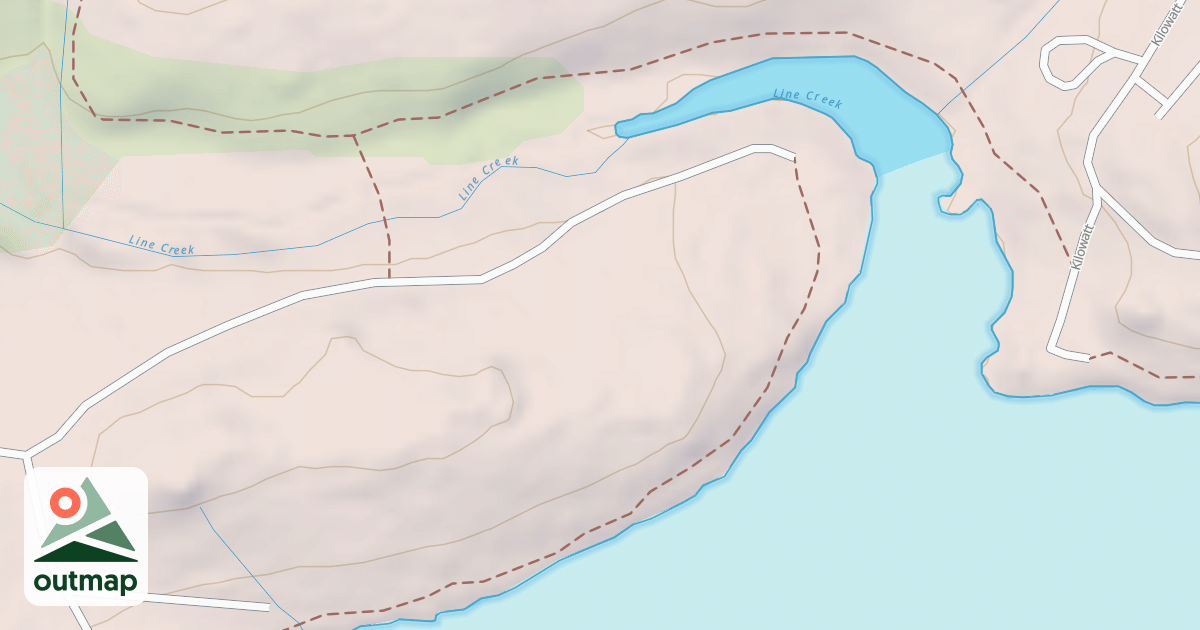 Map of BLUEBERRY SPUR C