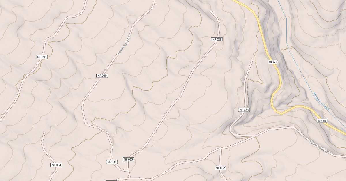 Map preview of USFS Motor Vehicle Use Map Trails 18236