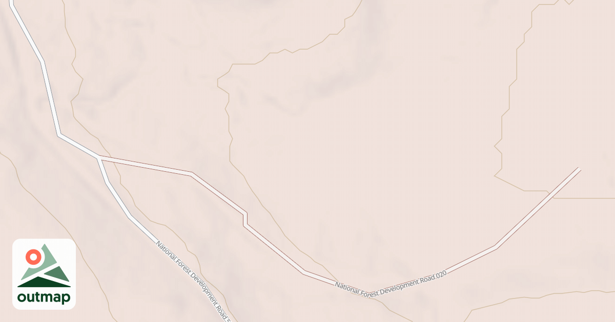 Map of USFS Motor Vehicle Use Map Roads {67282D30-3AB4-43E3-8C28-1592ACE31317}