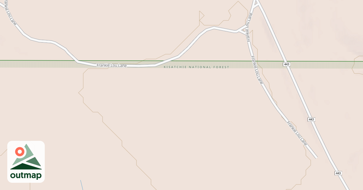 Map of USFS Motor Vehicle Use Map Roads {D07D595F-9DF3-48C0-806C-0F86F51FA4FF}