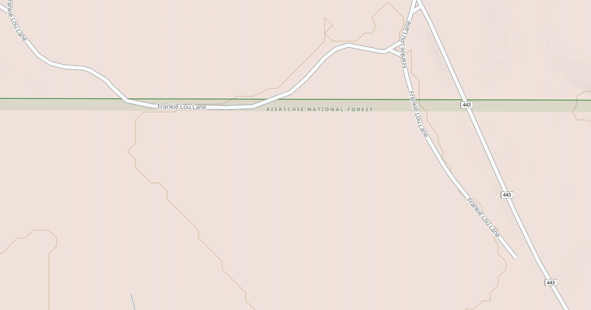 Map preview of USFS Motor Vehicle Use Map Roads {D07D595F-9DF3-48C0-806C-0F86F51FA4FF}