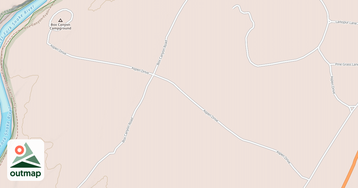 Map of BOX CANYON CG