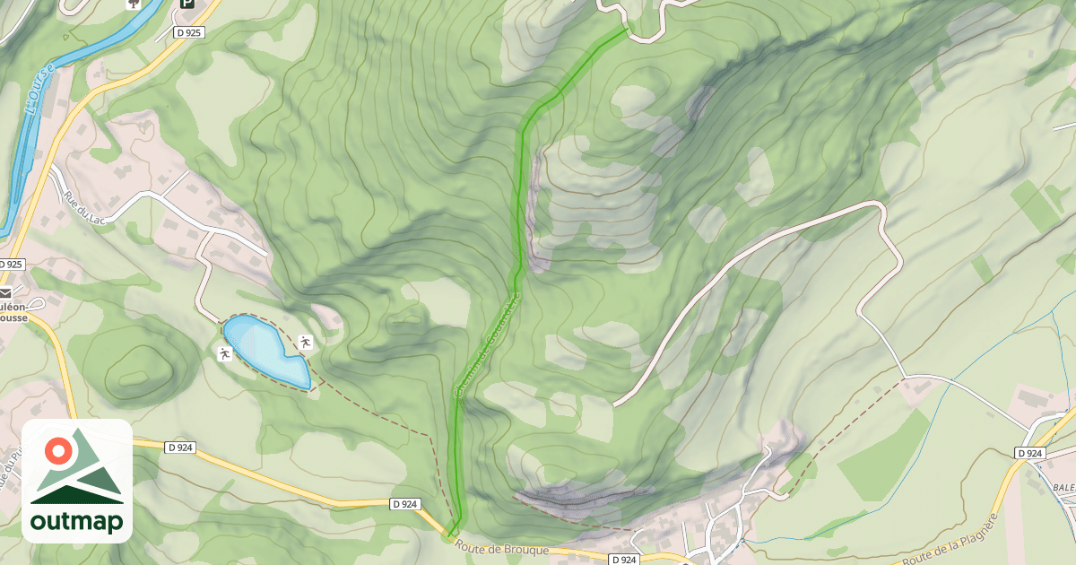 Map of Chemin de Gouardère
