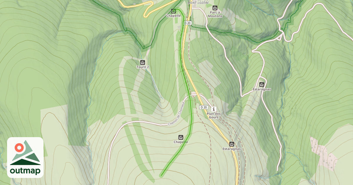 Map of Pierre Plantée