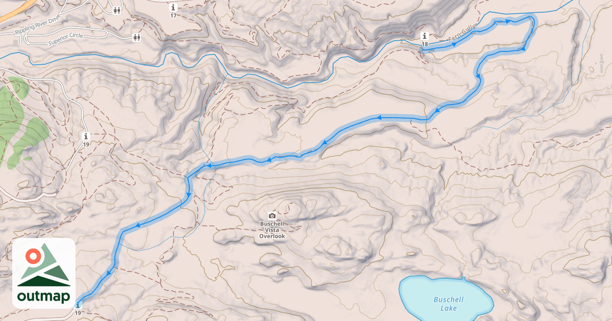 Map of Mountain Chase