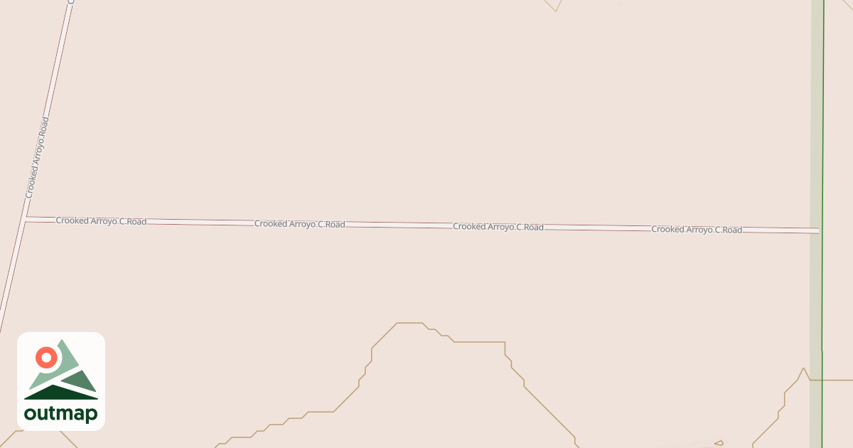 Map of CROOKED ARROYO C