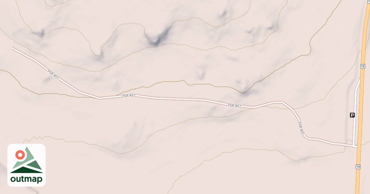 Map of MUDDY COW CAMP