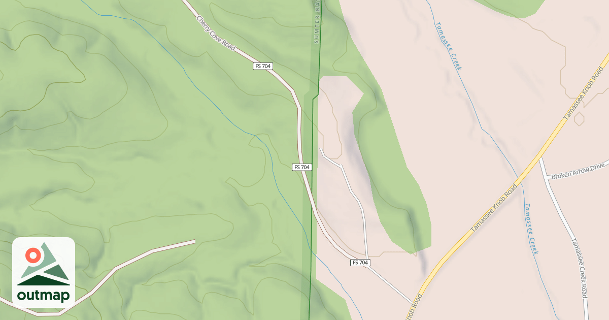 Map of CHERRY COVE