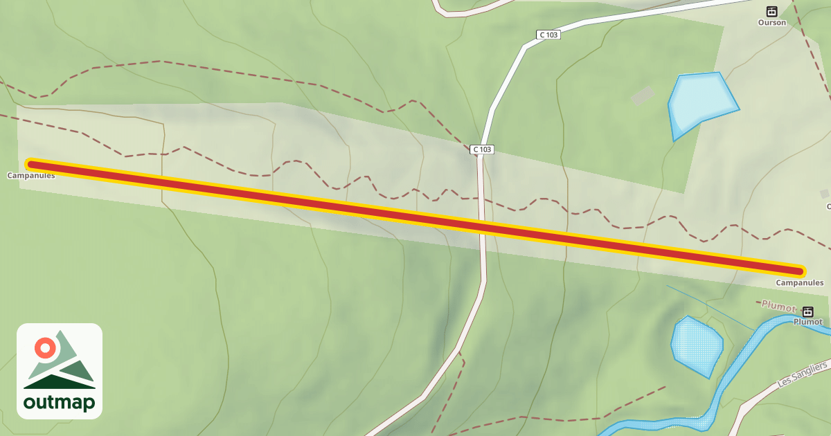 Map of Campanules
