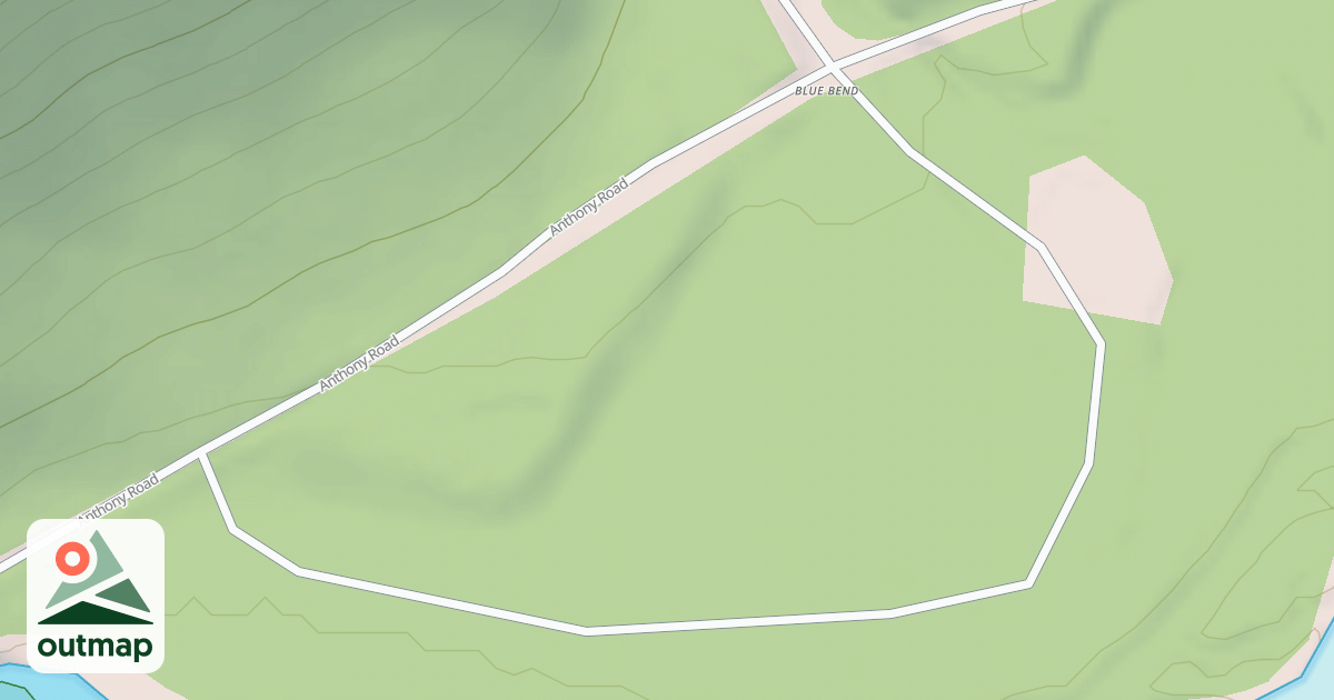 Map of BLUE BEND