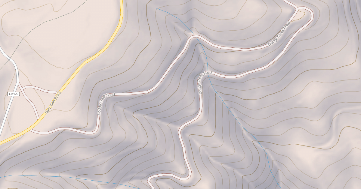 Map preview of DODGE CREEK