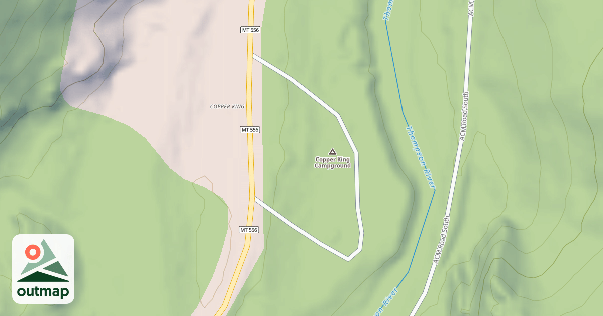 Map of COPPER KING CAMPGROUND