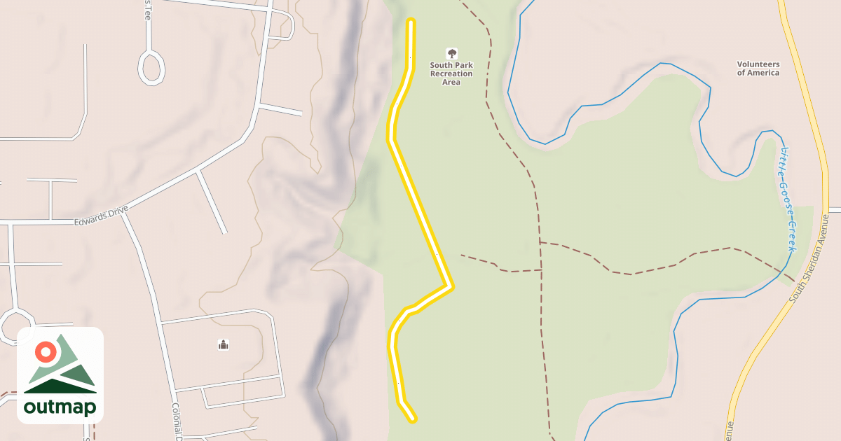 Map of South Park Loop