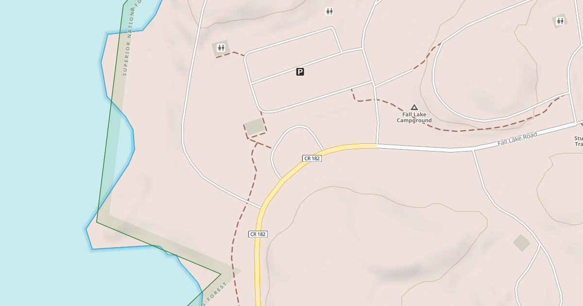 Map preview of FALL LAKE SPUR C