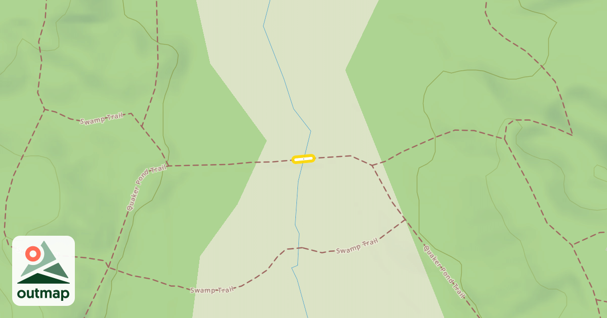 Map of Quaker Pond Trail