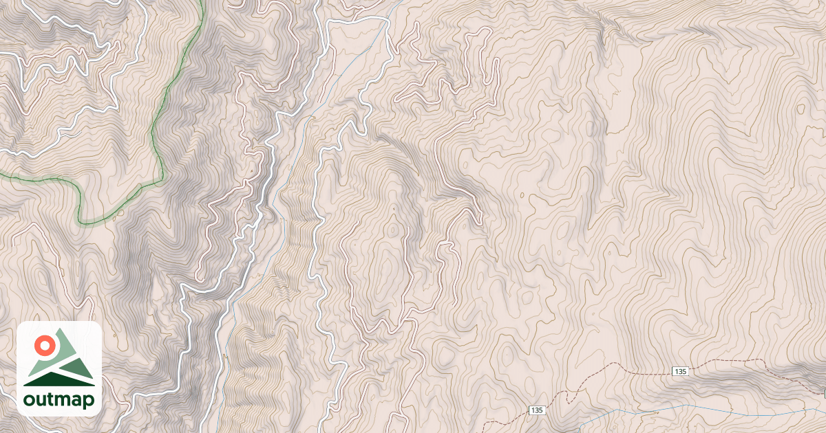 Map of CHIEF EAGLE EYE RIDGE
