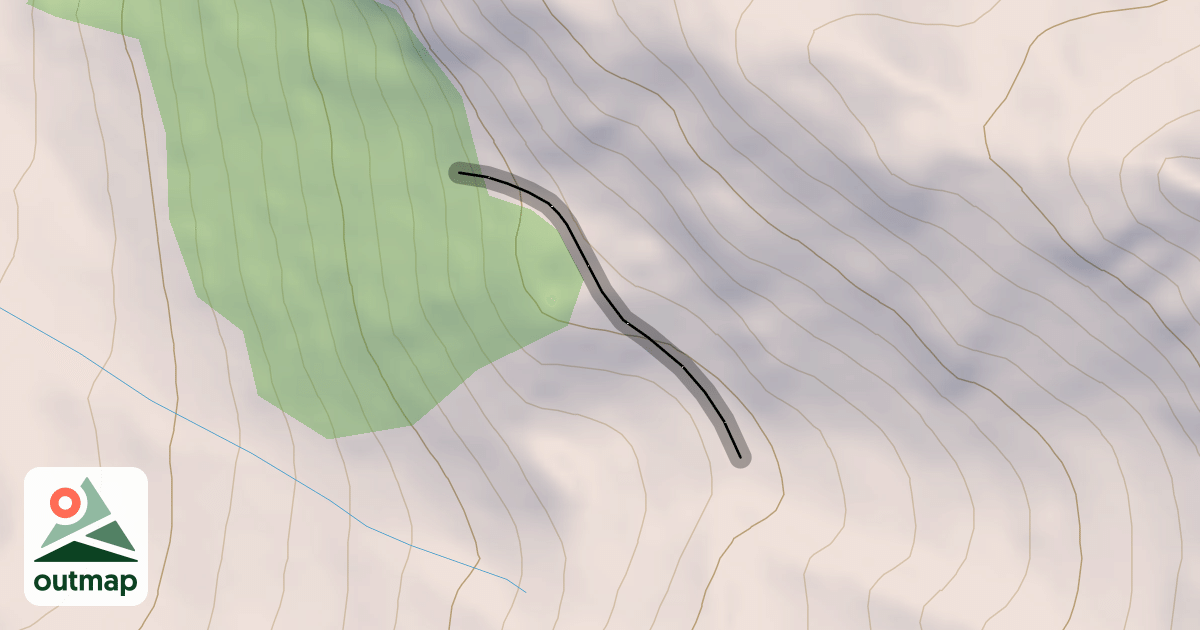 Map of Lower Feather Tree Traverse