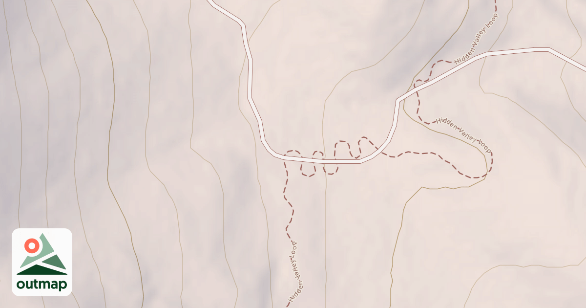 Map of Hidden Valley Loop