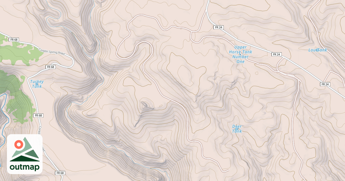Map of USFS National Forest System Roads {B9BE1924-7325-4940-8951-E3EA5D33E97E}