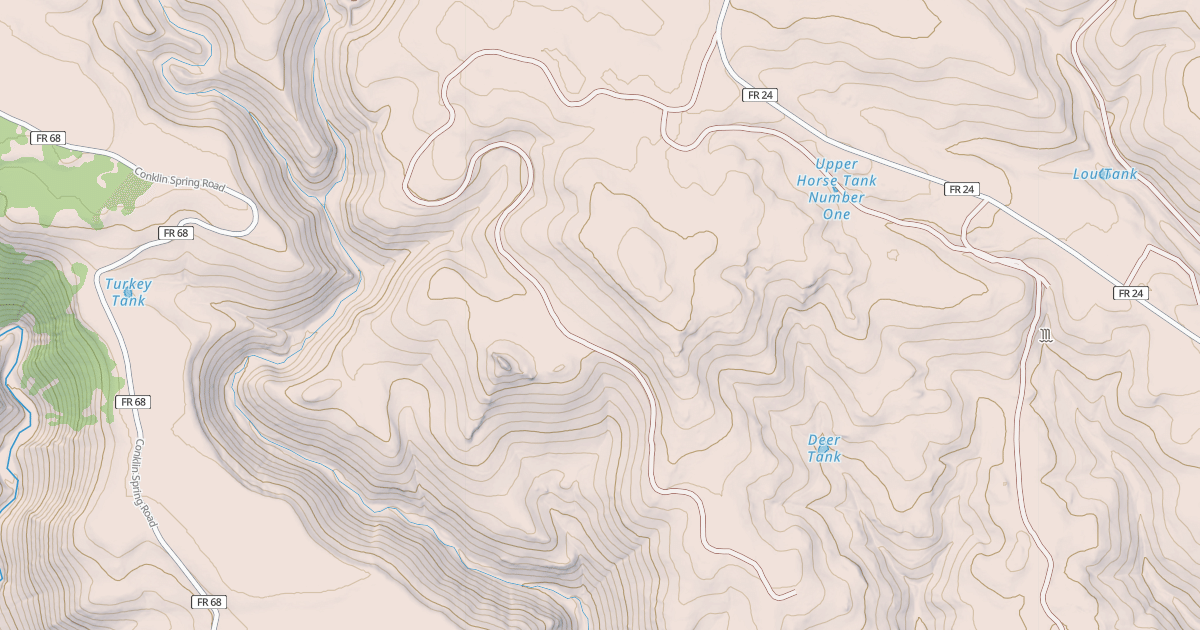 Map preview of USFS National Forest System Roads {B9BE1924-7325-4940-8951-E3EA5D33E97E}