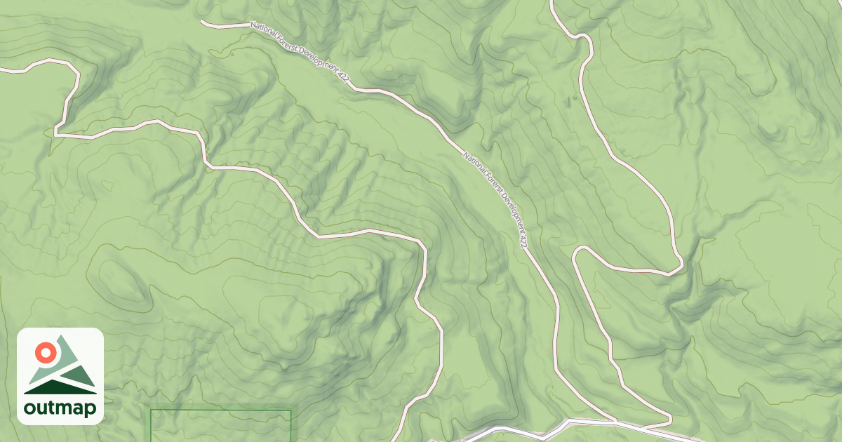 Map of LITTLE RUBY CREEK