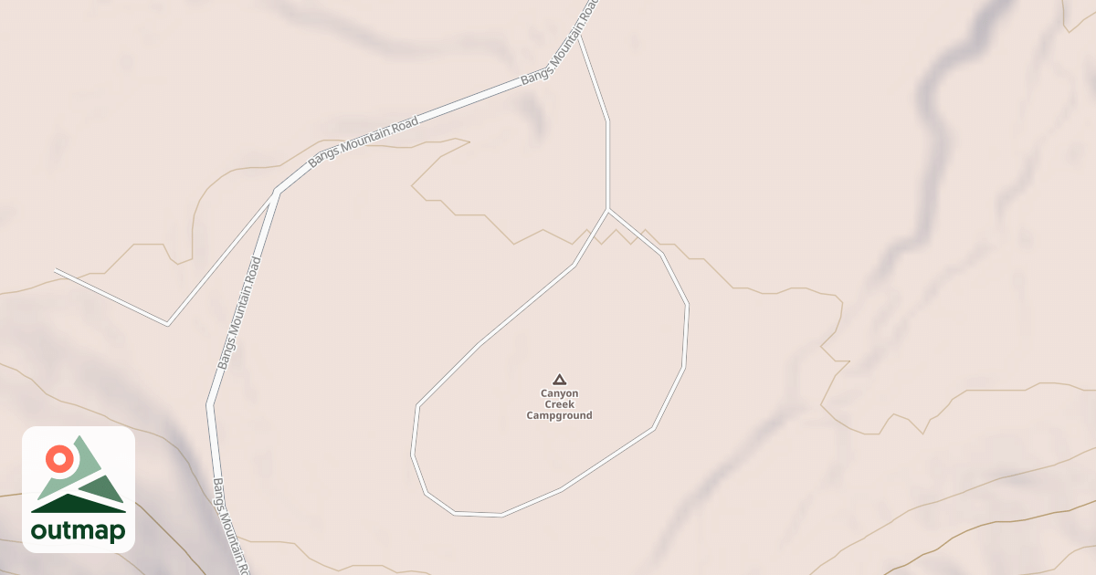 Map of CANYON CREEK CAMPGROUND