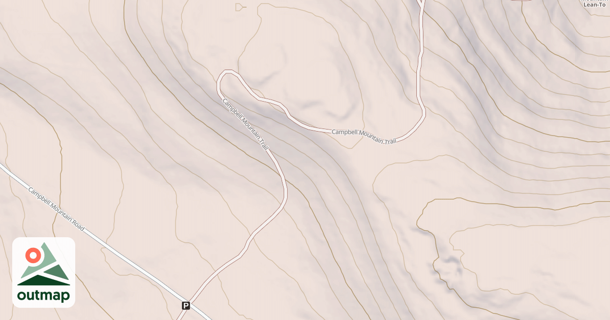 Map of Campbell Mountain Trail