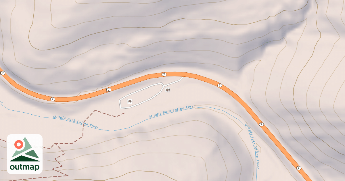 Map of IRON SPRINGS RECREATION AREA
