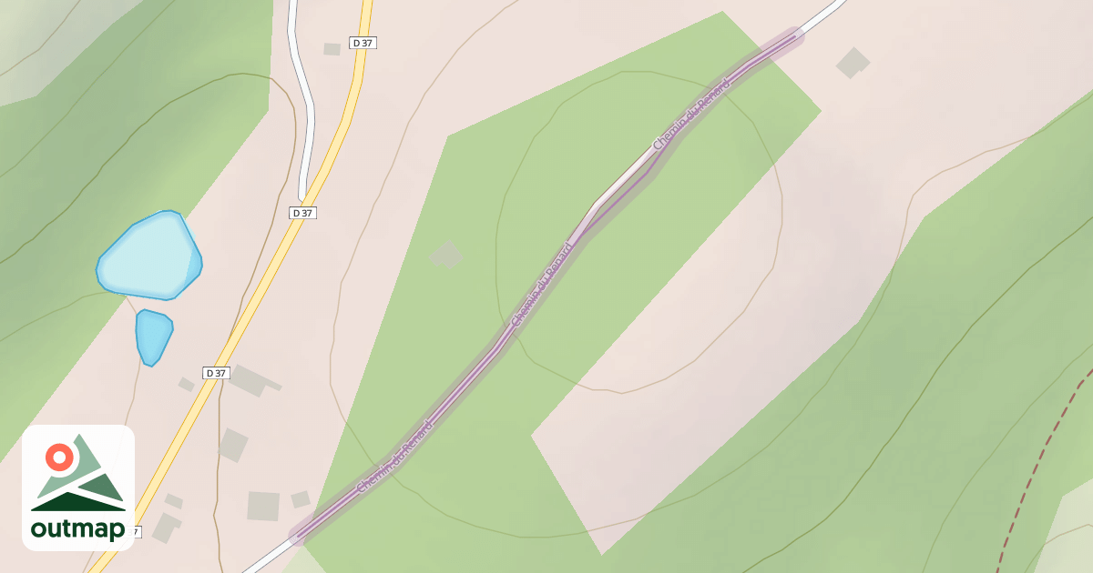 Map of Chemin du Renard