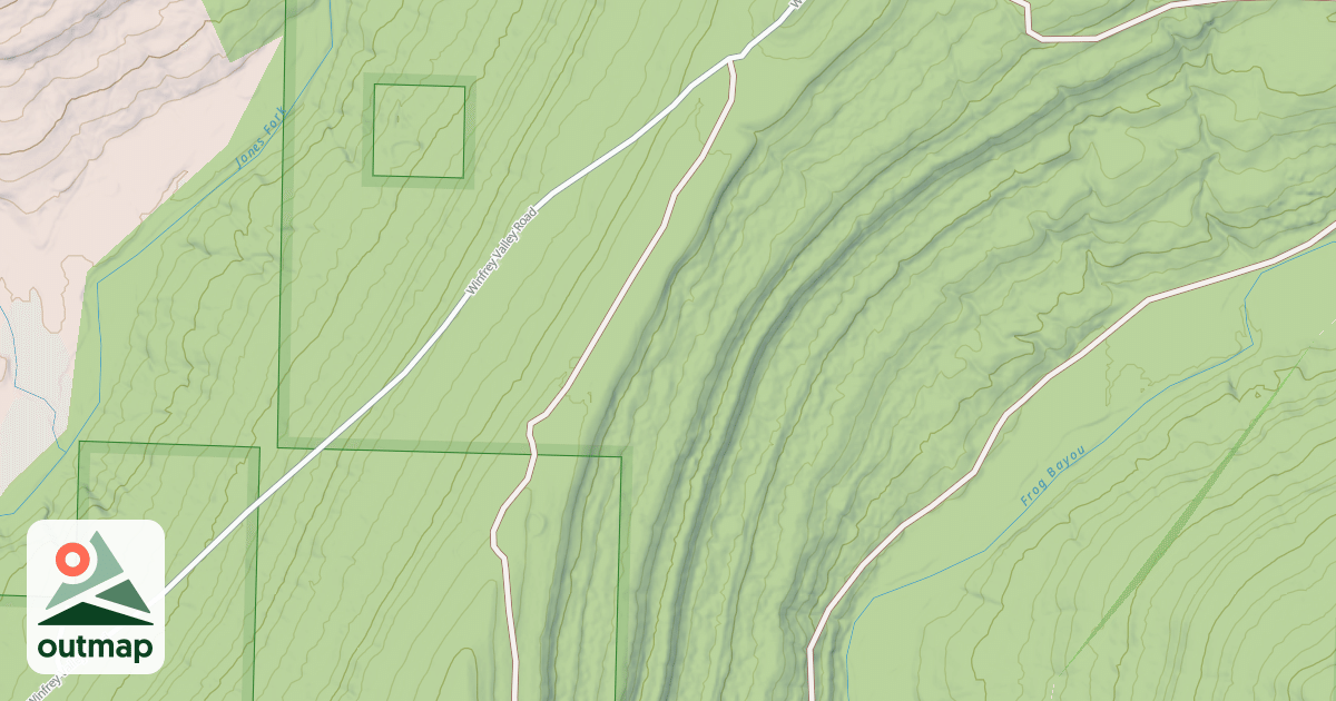 Map of USFS Motor Vehicle Use Map Roads {01A1875F-ACA2-49CE-BAE2-182CFF8ACD21}