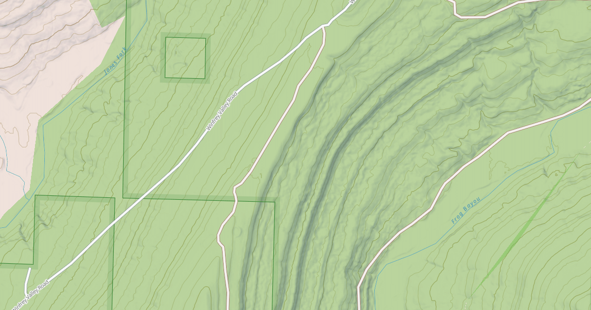 Map preview of USFS Motor Vehicle Use Map Roads {01A1875F-ACA2-49CE-BAE2-182CFF8ACD21}