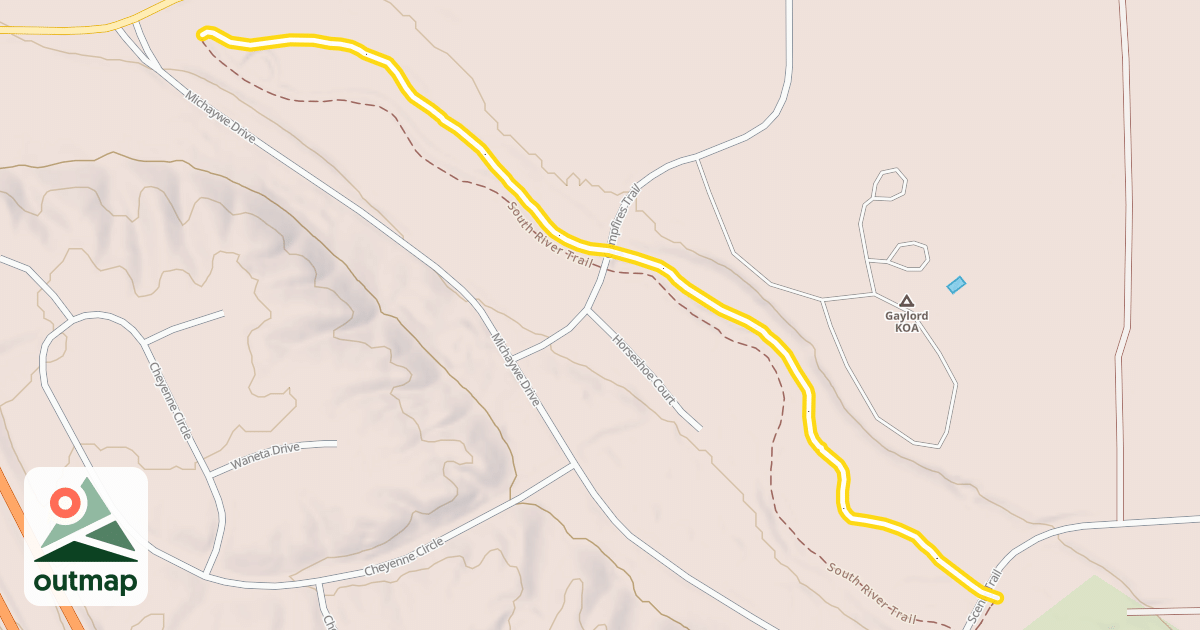 Map of North River Trail