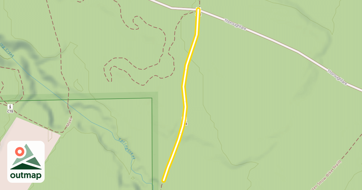 Map of Spring Creek