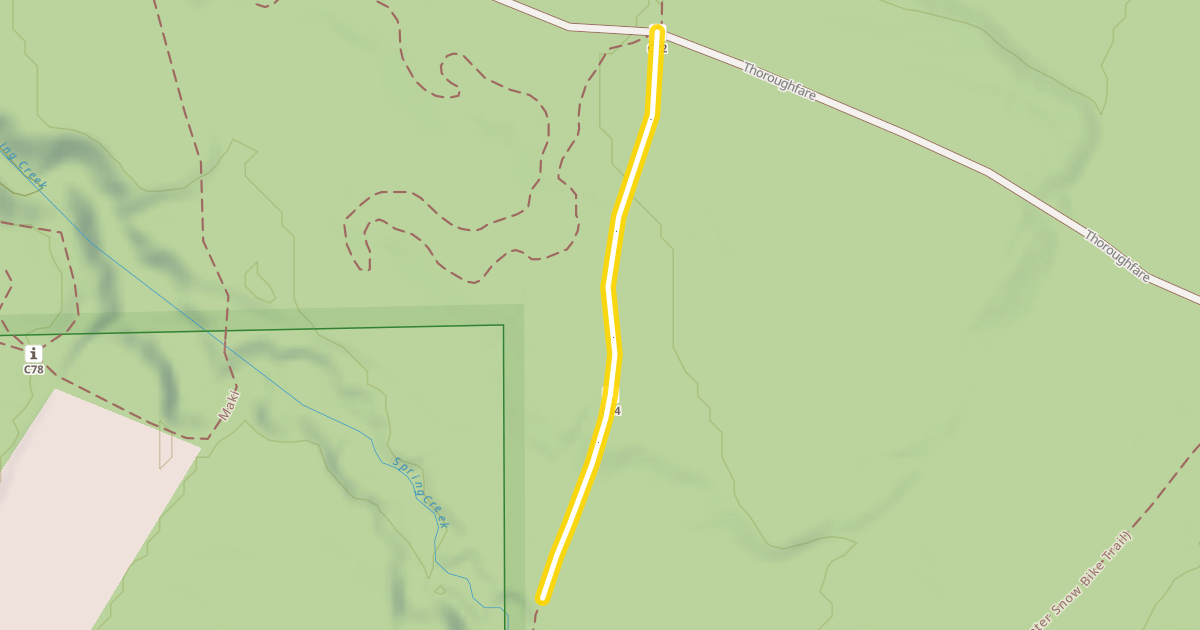 Map preview of Spring Creek
