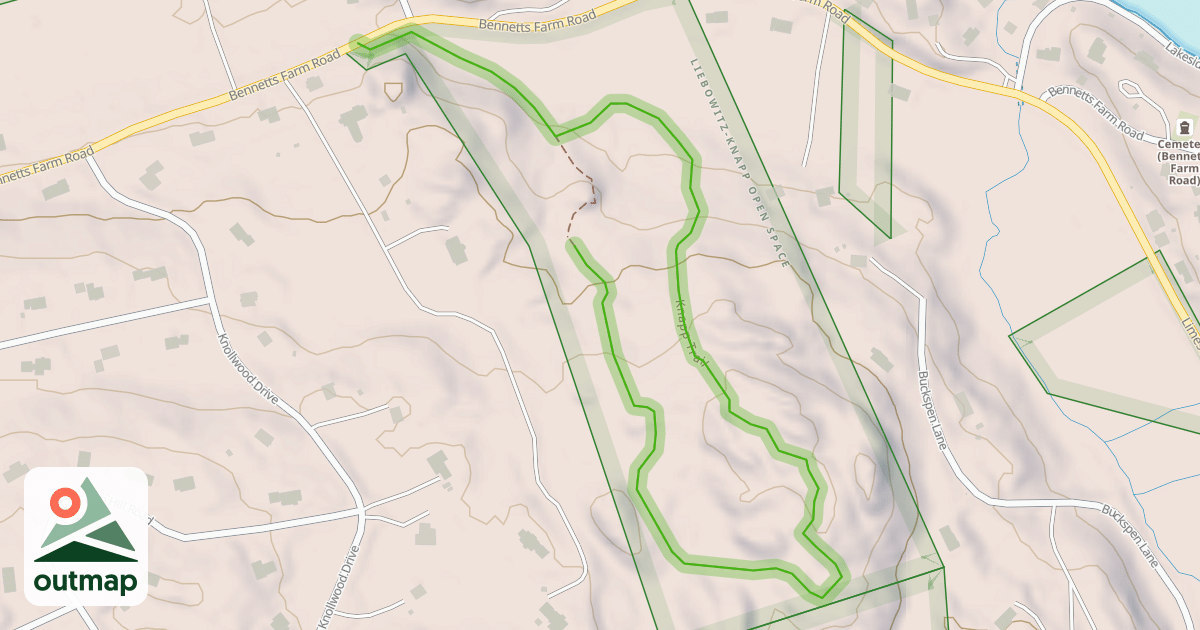 Map of Knapp Trail