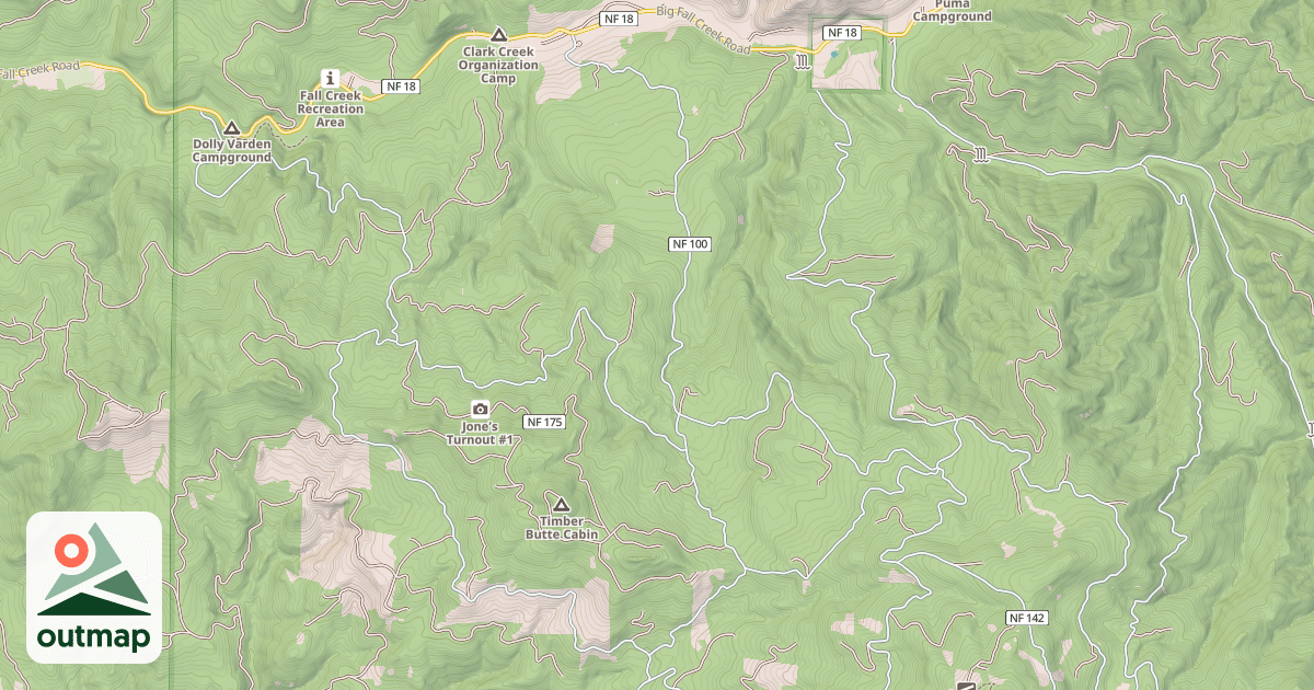 Map of ANDY CREEK