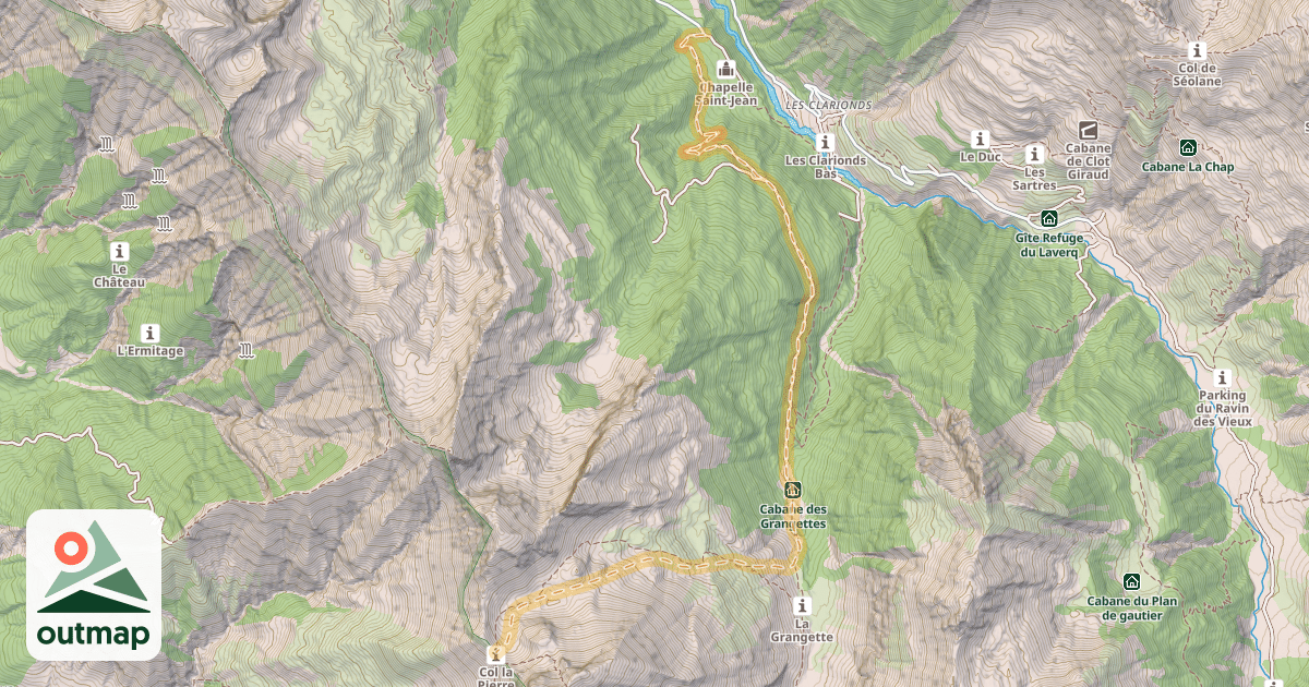 Map of Col La Pierre — Peynier