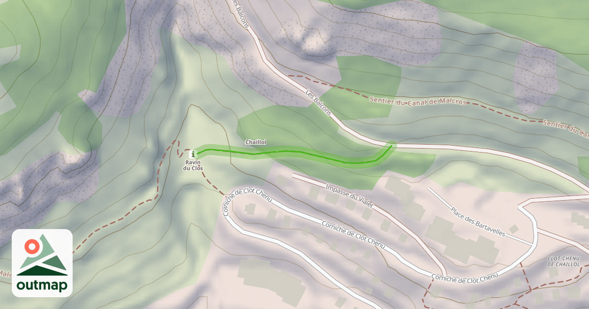 Map of Les Balcons